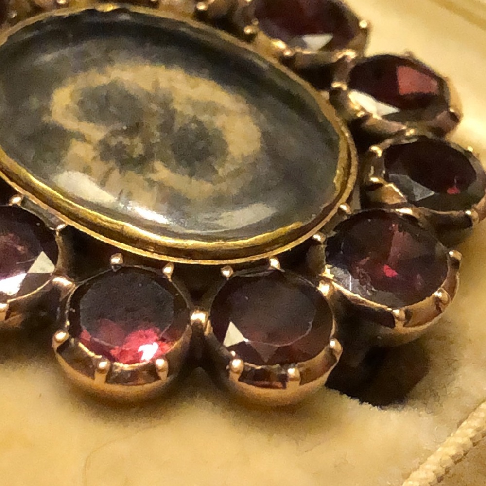 Georgian Victorian mourning brooch - Picture 3 of 9